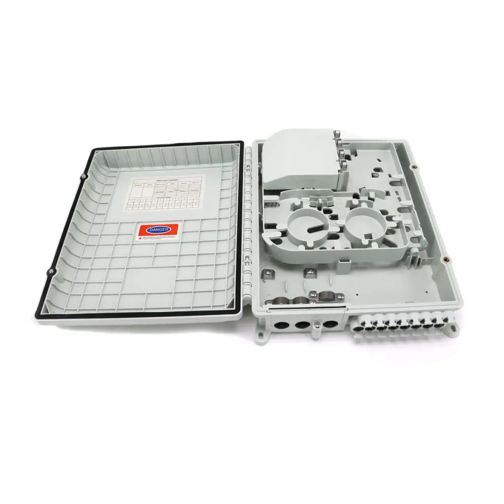 16 Ports Fiber Termination Box, Wall Mount Outdoor Enclosure